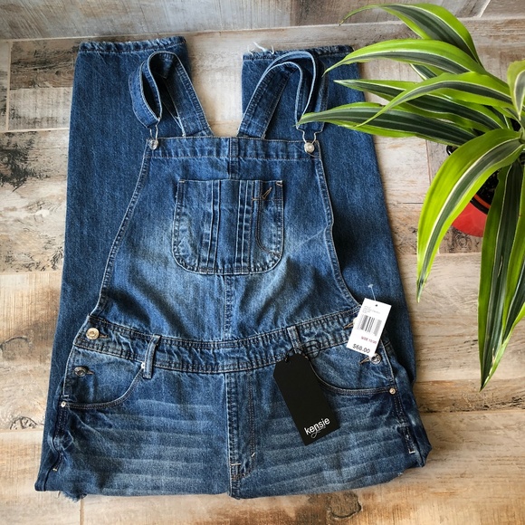 kensie jeans overalls